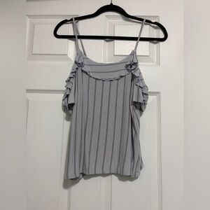 American Eagle Outfitters Blue Striped Top